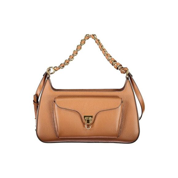 Coccinelle Brown Leather Women's Handbag - Picture 1 of 3